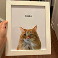White frame